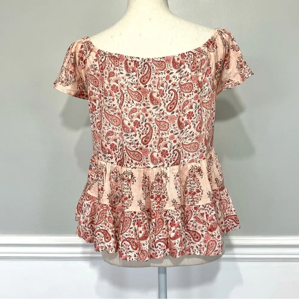 Arnhem The Wander Blouse in Pink Sands Size 6 - Image 5