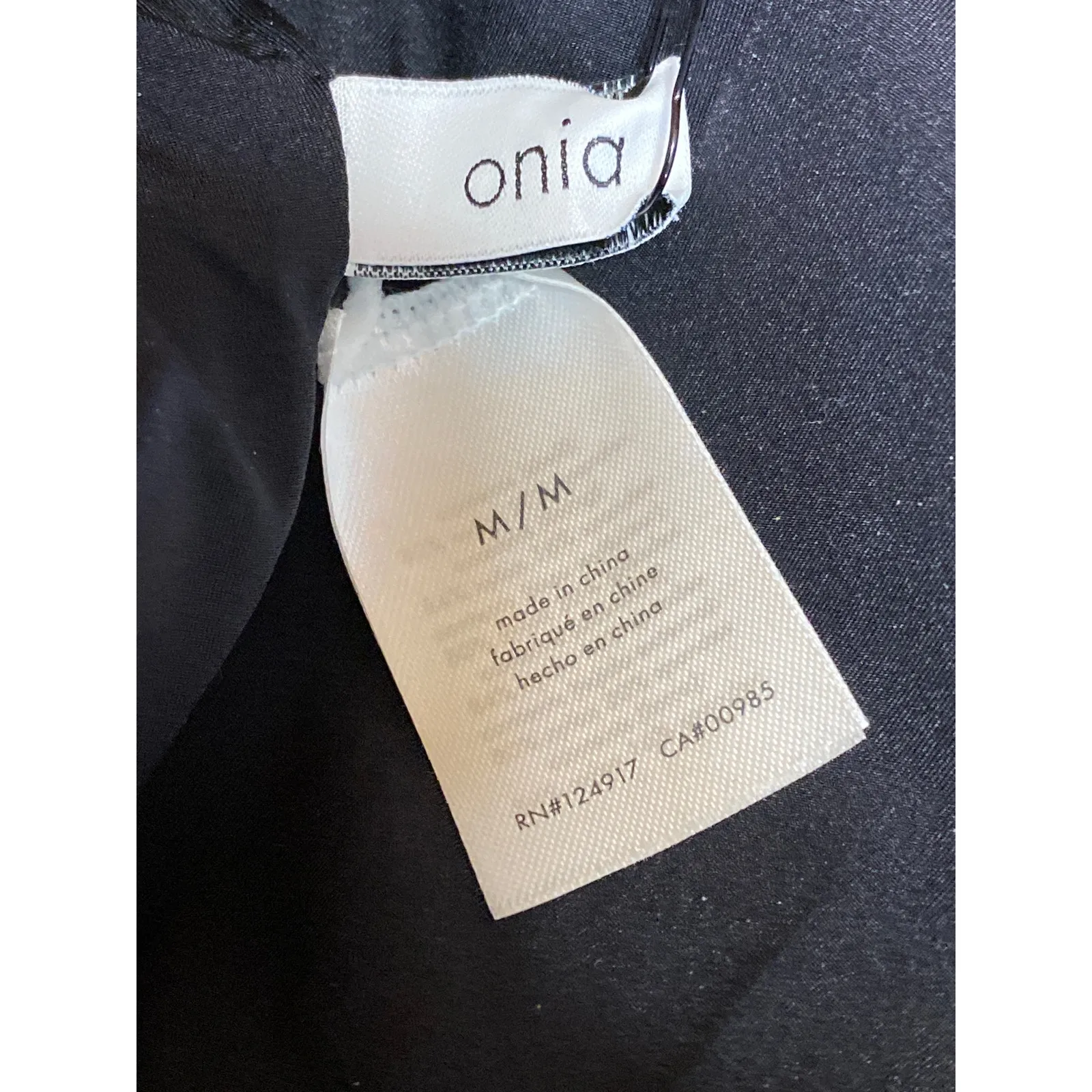 NEW Onia Kelly Gray Snakeskin Print Sleeveless Scoop Neck One Piece Swimwear M - Image 3