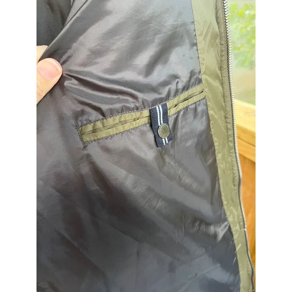 Nautica Women's Hunter Green Hooded Puffer Coat Size L. - Image 12