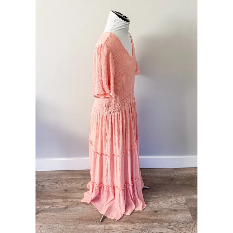 Mikarose Rose Pink Maxi Dress - Image 8