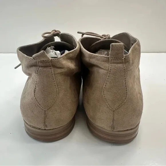 Franco Sarto Ankle Booties Boots Suede Lace‎ Up Womens Size 9 Brown - Image 4