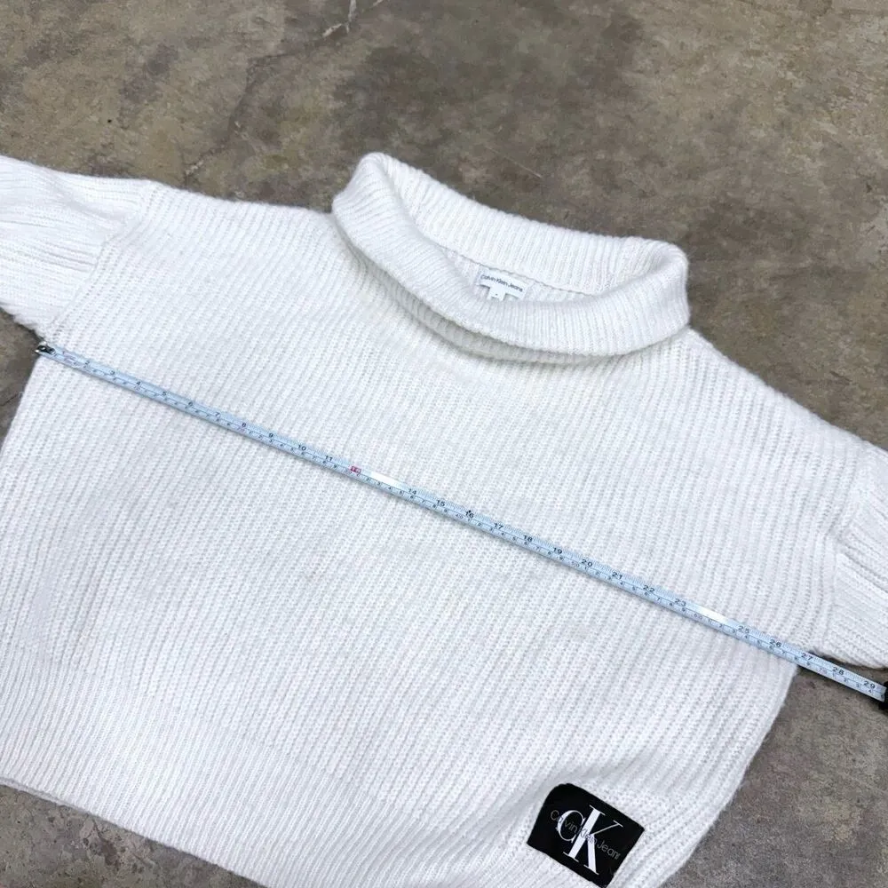 Calvin Klein Women's Long Cowl turtleneck Neck Sweater - Image 4