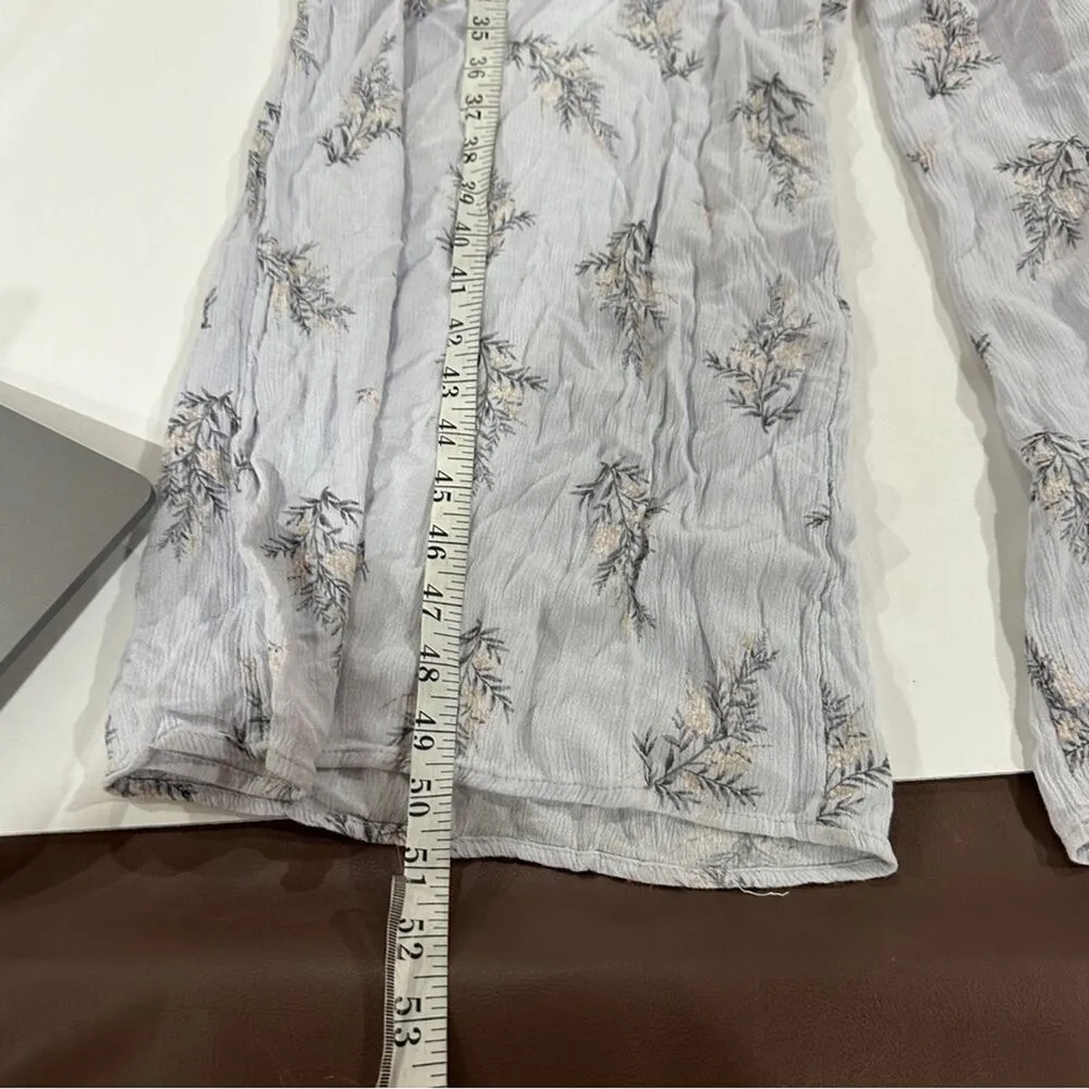 Urban Outfitters KerriAnn Light Purple Floral Print Short Sleeve Jumpsuit Size S - Image 13