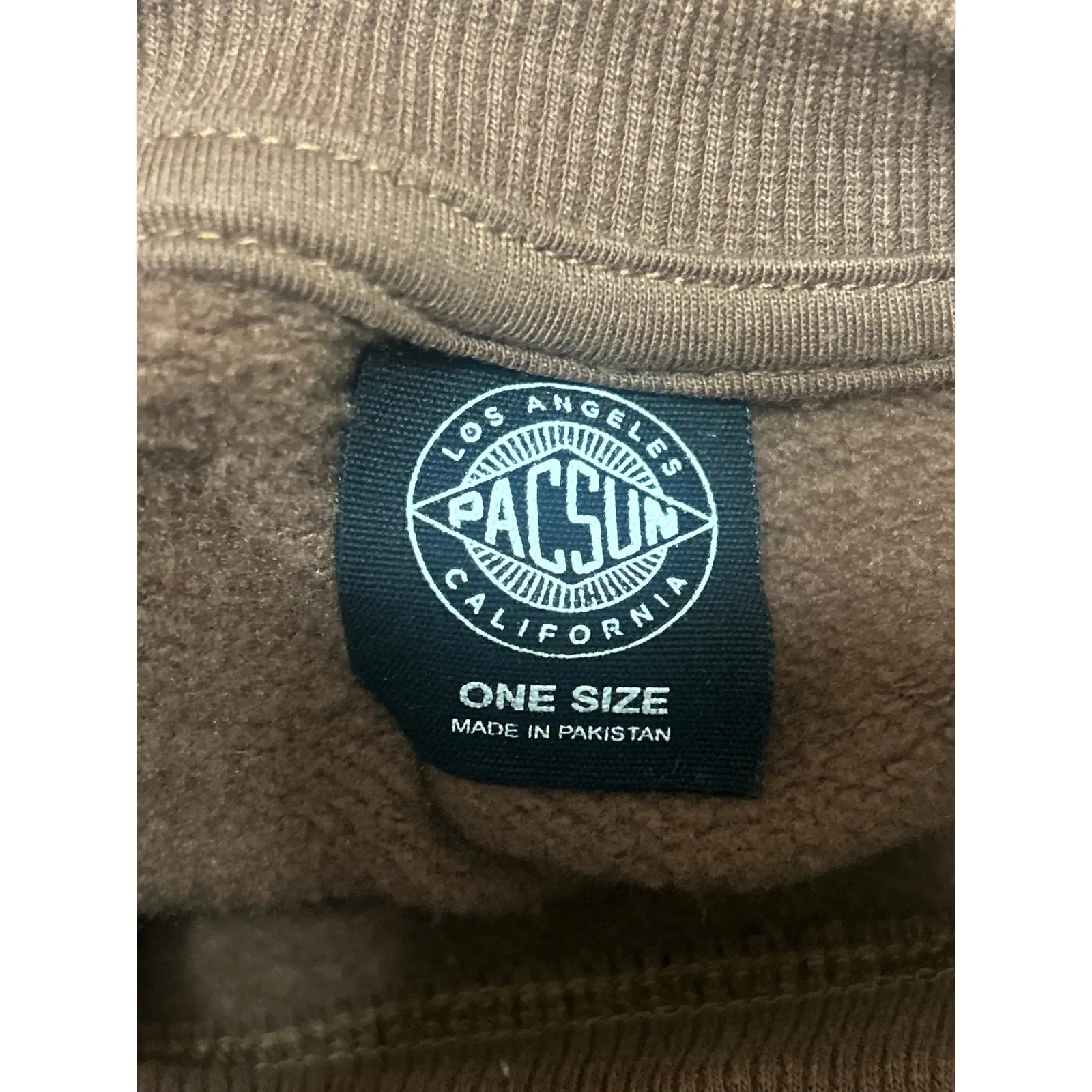 PacSun Teddy Baby Brown Long Sleeve Oversized Graphic Sweatshirt Sweater Top OS - Image 4