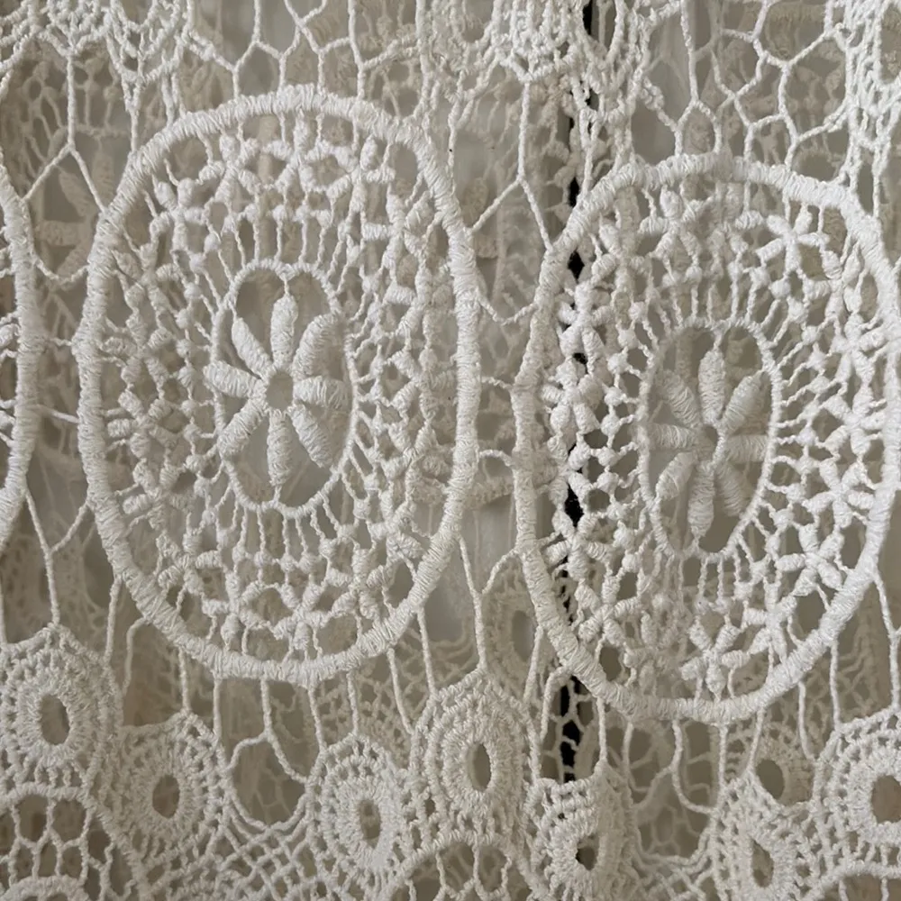 Zara Cream Lace Women's Top - Image 7