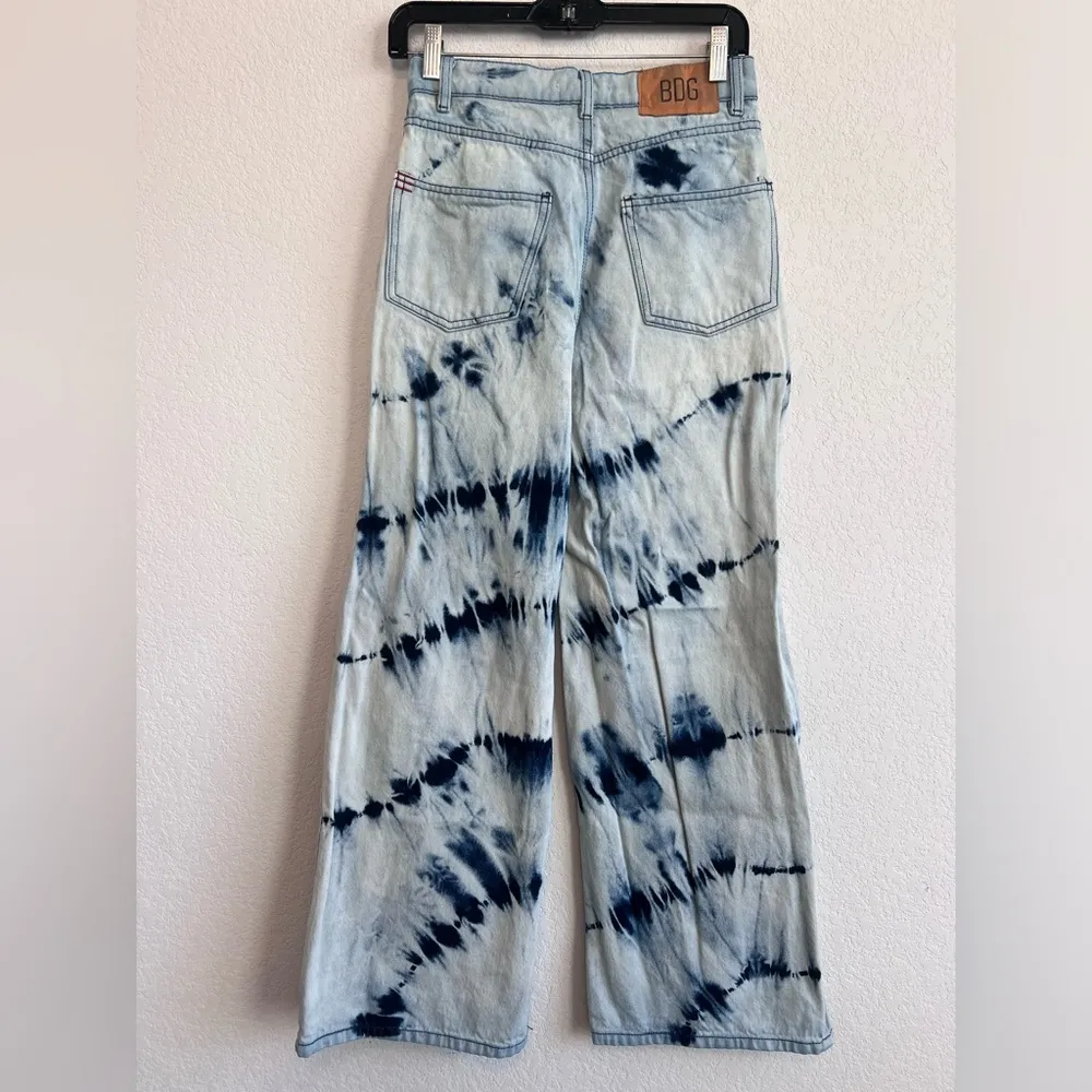 Urban Outfitters Tie Dye High Waist Wide Leg Jeans Size 26 - Image 4