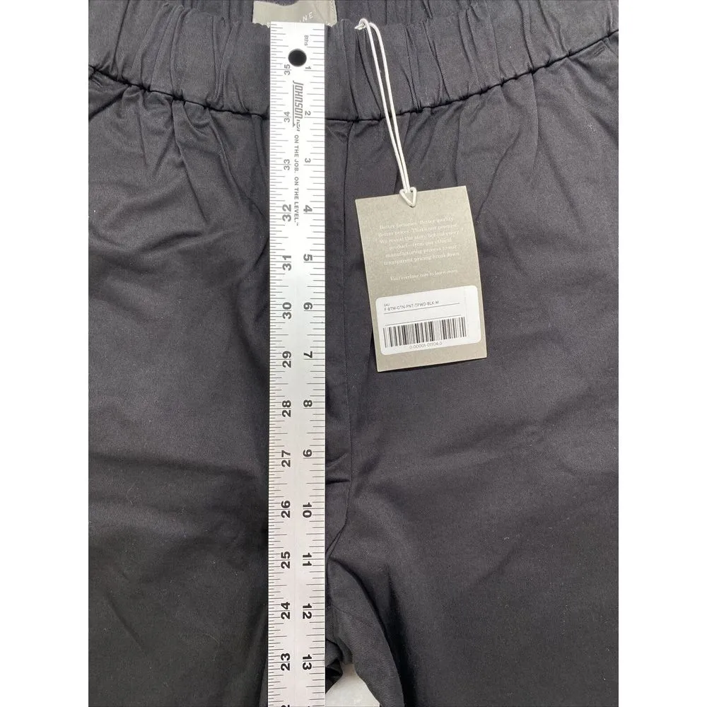 Everlane Women's Black High Waist Wide Leg‎ Casual Pants Size Medium - Image 5