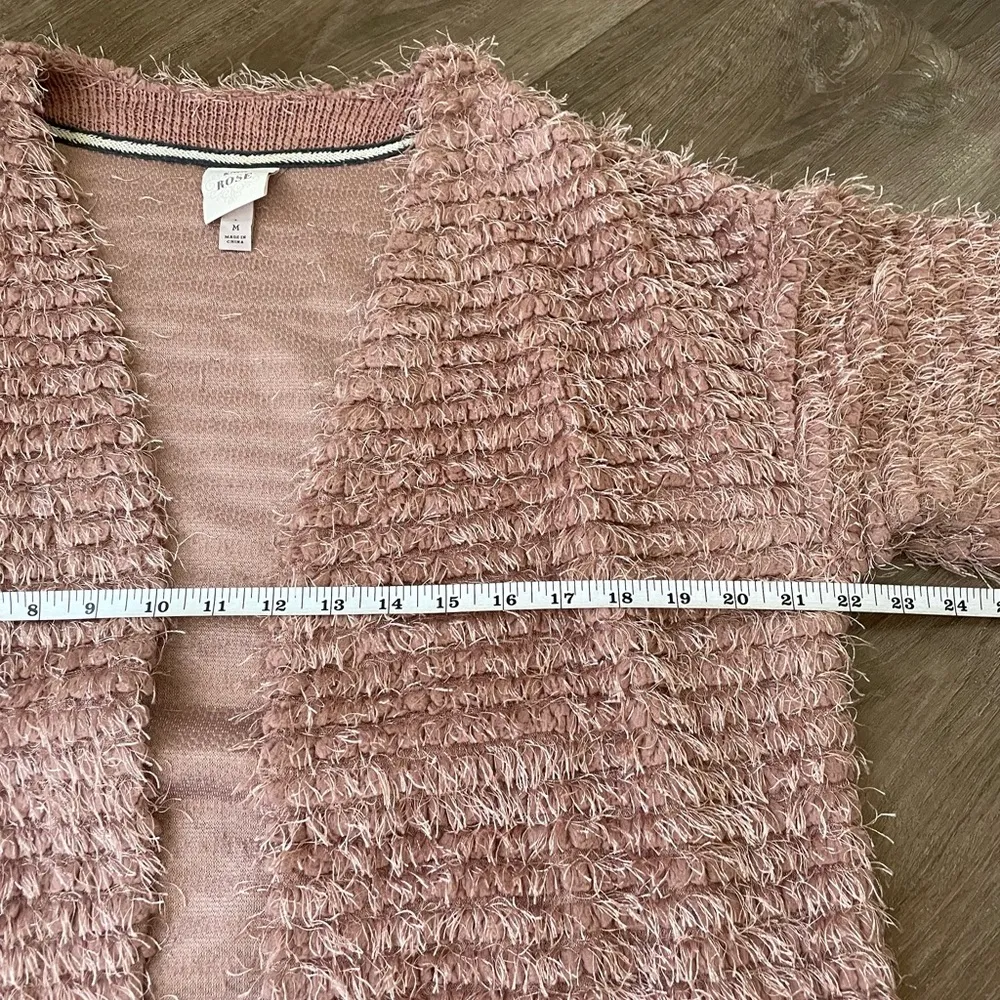 Knox Rose Open Front Fuzzy Cardigan ~ Midnights Era Karma Outfit Jacket ~ Size M - Image 11