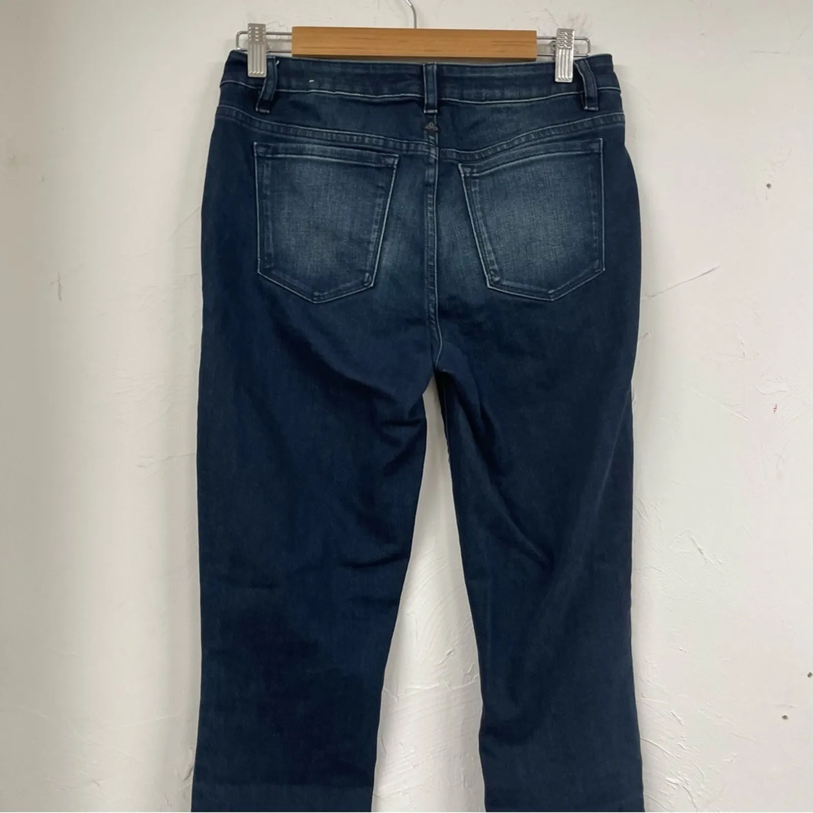 Prana High Rise Skinny Dark Wash Jeans Womens 2 Blue Ankle Zip Fly Fall Casual - Image 9