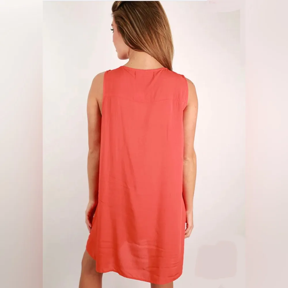 Umgee lightweight cotton blend boho shift dress size small - Image 3