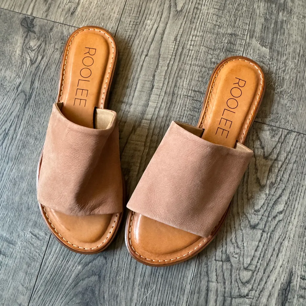 Roolee Karamelow Sandals- Sandy Brown- NEW- Size 8 - Image 2