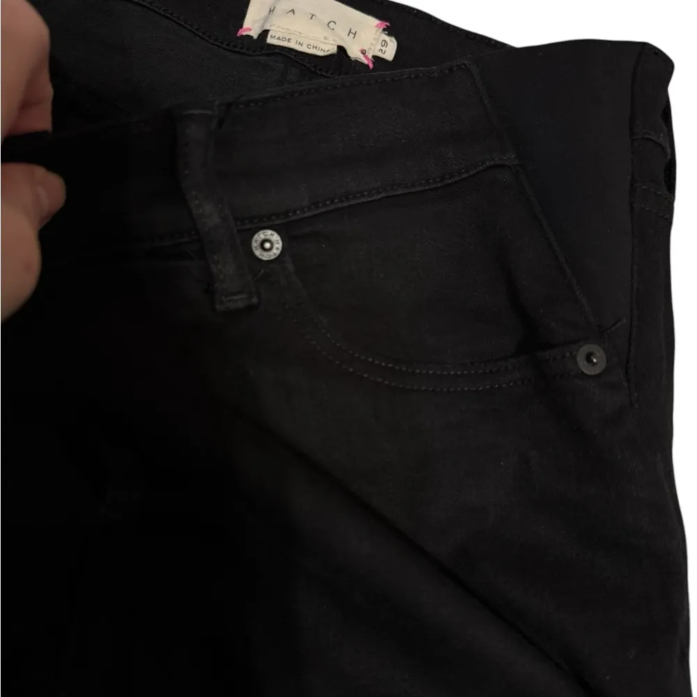 HATCH The Slim Maternity Jean Black Size undefined - Image 5