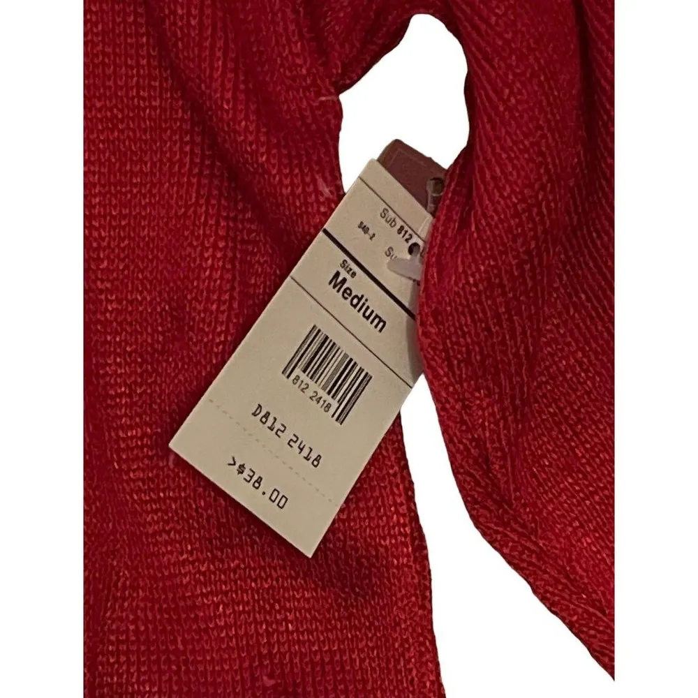 Worthington Womens Red Sweater Size Medium. - Image 2
