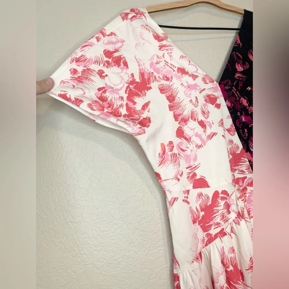 Lewit Womens Floral Colorblock V - Image 8