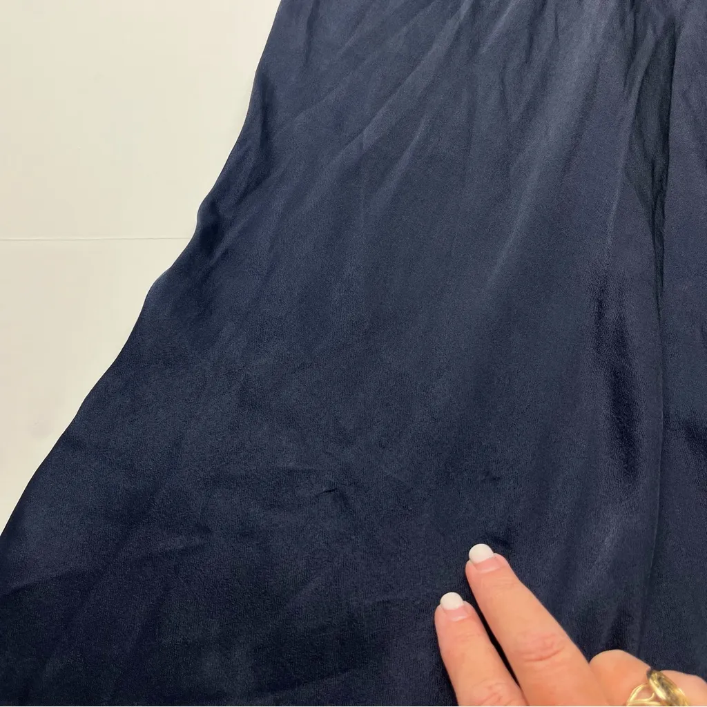 BHLDN Anthropologie Ghost London‎ Alexia Dress Womens Size Medium Blue NEW *FLAW - Image 10