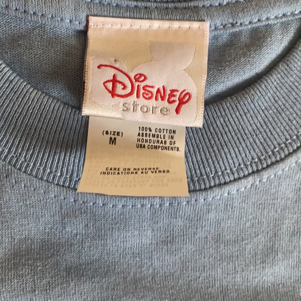 Disney Store Blue T-Shirt Mickey Size Medium Short sleeves - Image 3