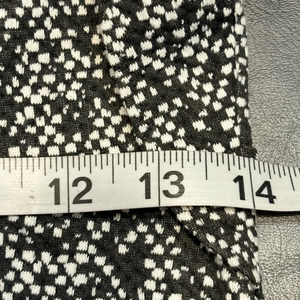 Michael Kors Dress Womens XS Black White Knit Mini A Line Sleeveless Ruffle NWT - Image 11