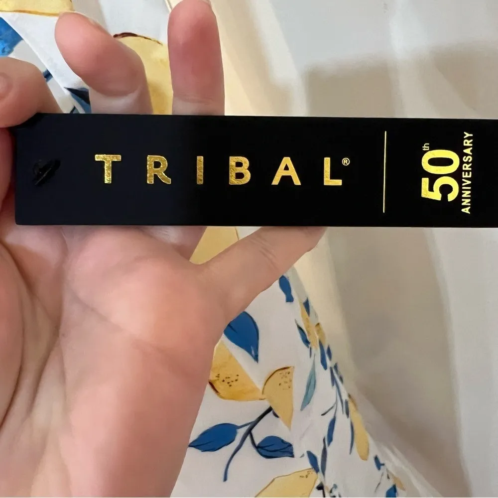 NWT Tribal Life Gives You Lemons Robe Nightgown Set Fruit Print Cottagecore M Yellow Size M - Image 8