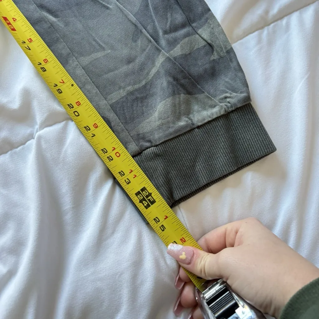 Womens Size Large Green Camo Sweatpants Pants Relaxed Pockets Girly Coquette VTG - Image 5