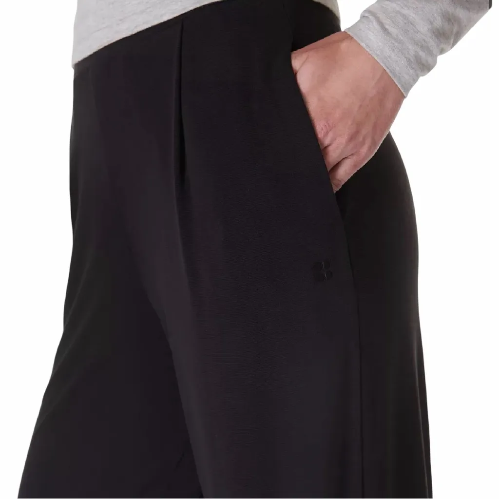 NWT SWEATY BETTY At Ease Wide Leg 30' Black Trouser Sz XXL - Image 7