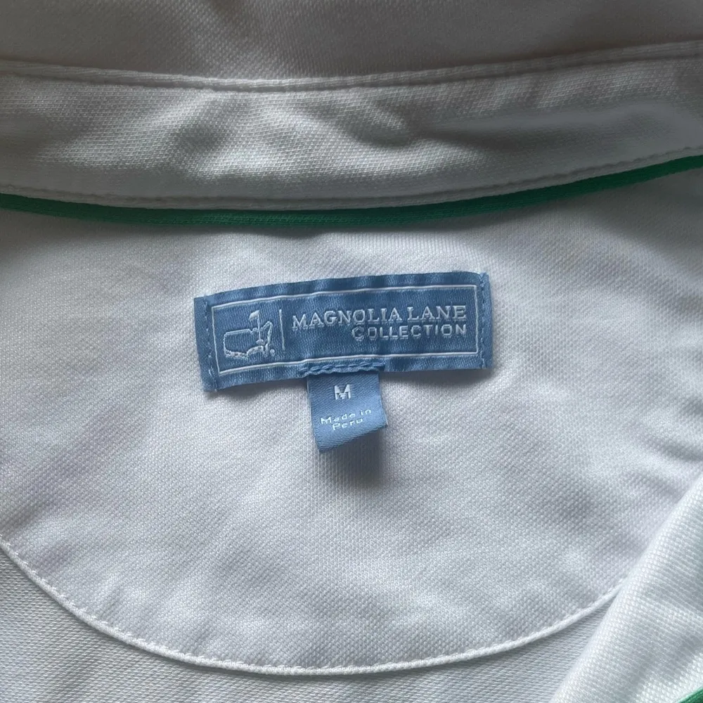 Magnolia Lane Masters Polo White Size M - Image 4