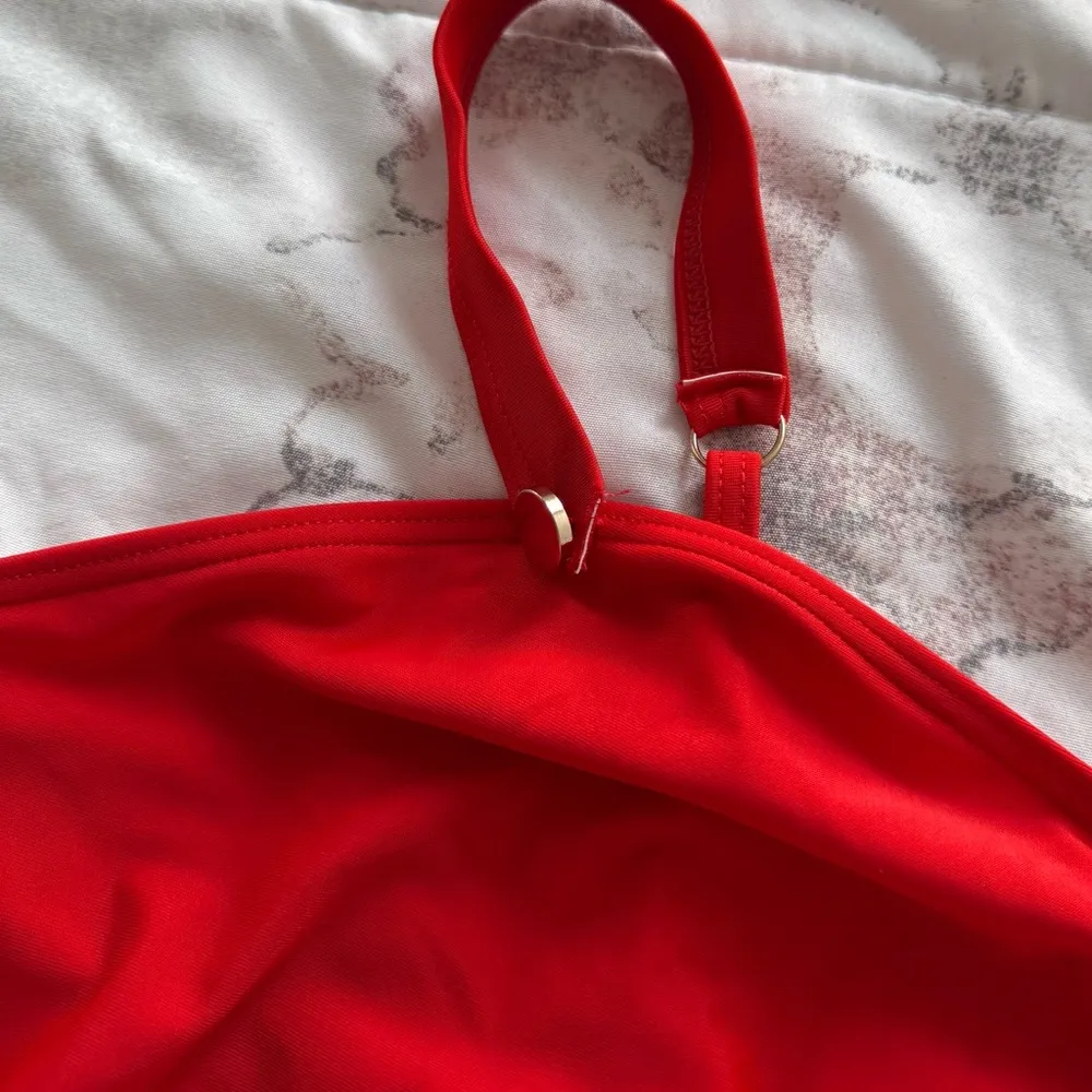 Bettie Page x Playful Promises pin up honey Red ruched One - Image 5