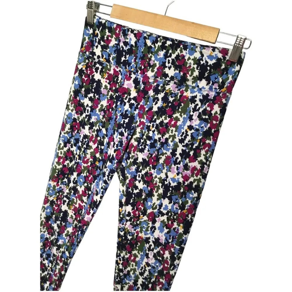 Cuddl Duds Flexwear Paint Splotch Leggings Stretch Layering Multi S - Image 4