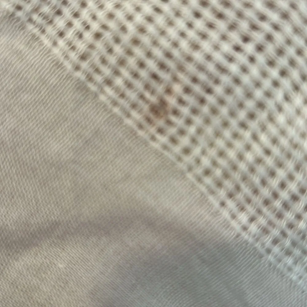 Vince Camuto OSFM swim coverup kimono cream tan & green tassels GUC 1 small spot - Image 6