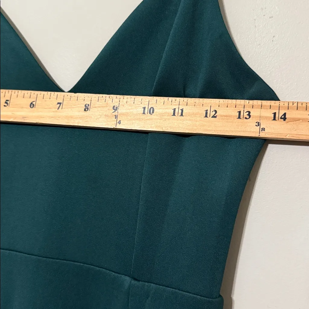 Showpo. Dare to Dream maxi dress emerald green bodycon deep v - Image 10