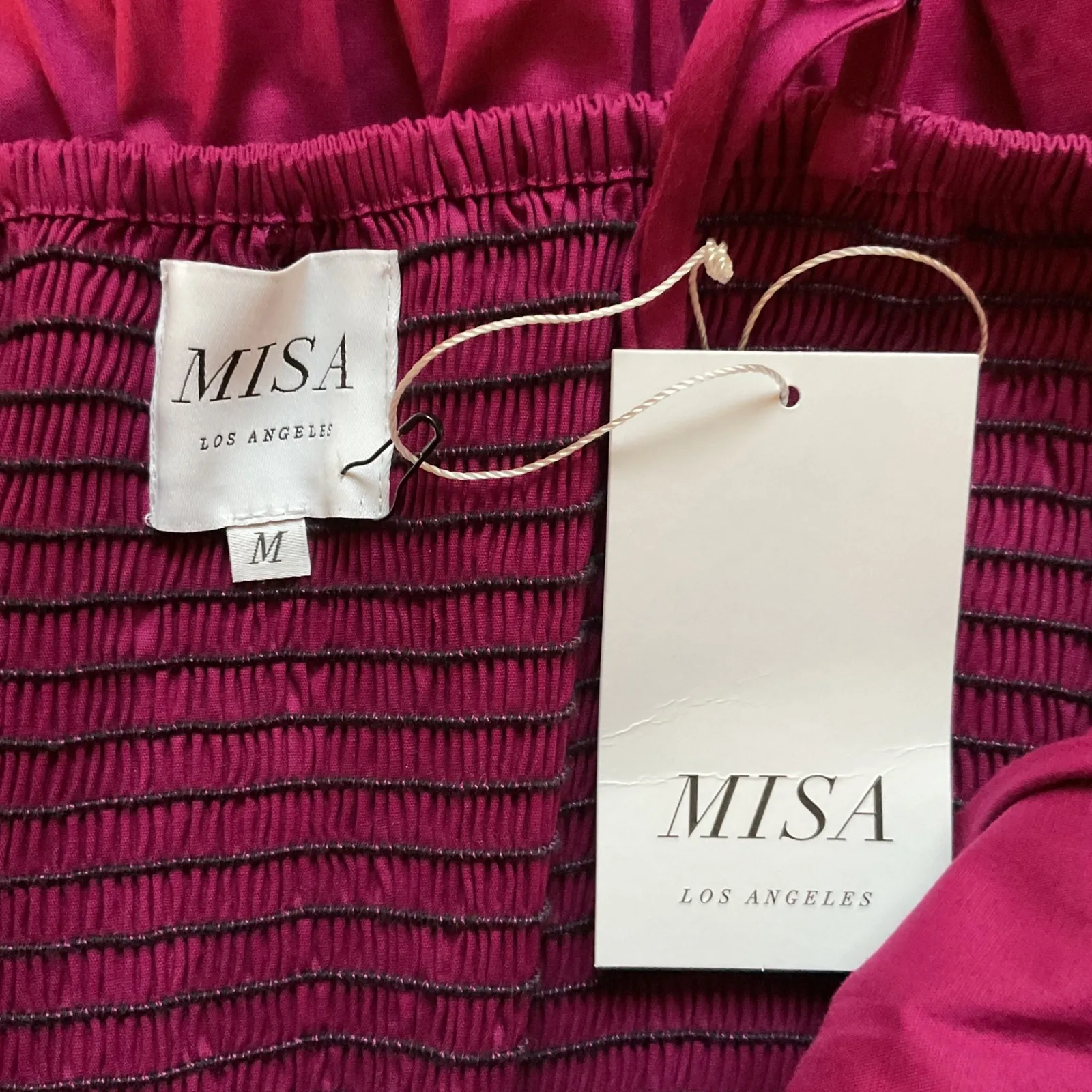 Revolve Misa Los Angles Rula Sleeveless Orchid Cotton Poplin Midi Dress Sz M NWT - Image 9