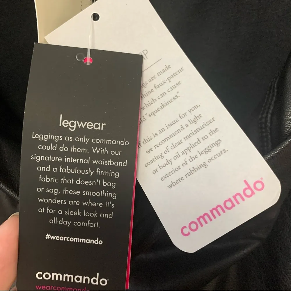 Commando Faux Leather Jogger - Image 14