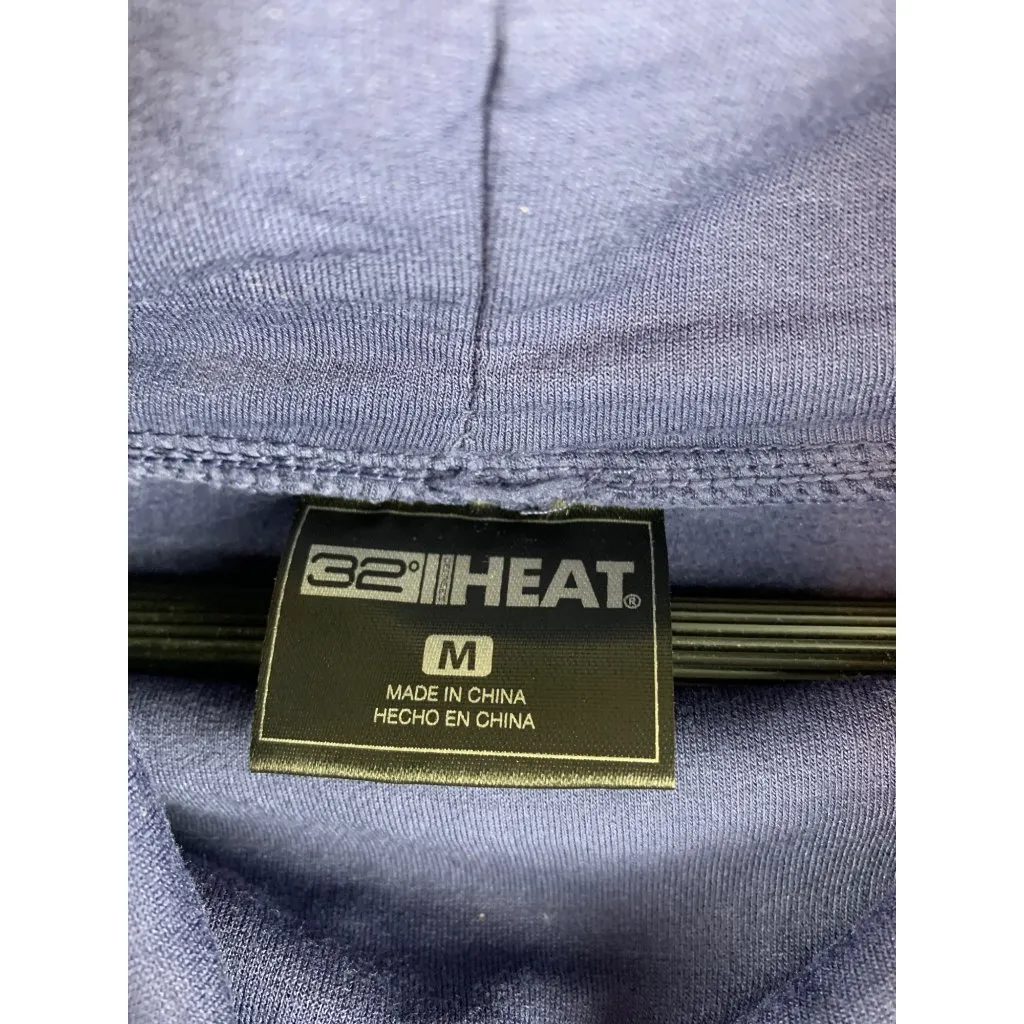 32 Degrees Heat Orion Blue Hoodie Sweatshirt M Purple Size M - Image 3