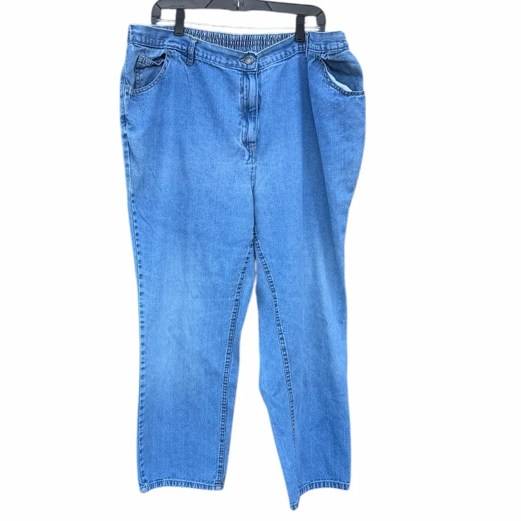 Woman Within  Light Blue Jeans size 24W - Image 9