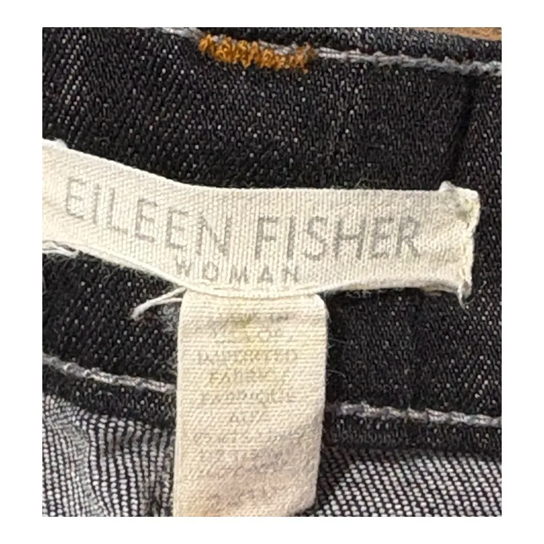 Eileen Fisher Woman Denim Jeans Black Wash Stretch‎ Comfort Women Plus Size 22 - Image 7