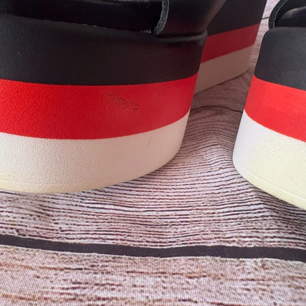 Steve Madden Y2K Women’s Sz 11 Leather Platform Sandals - Image 7