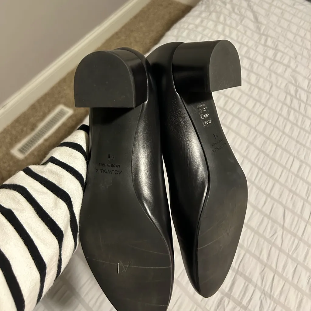 Aquatalia Pumps in Black Leather size 9.5 - Image 8