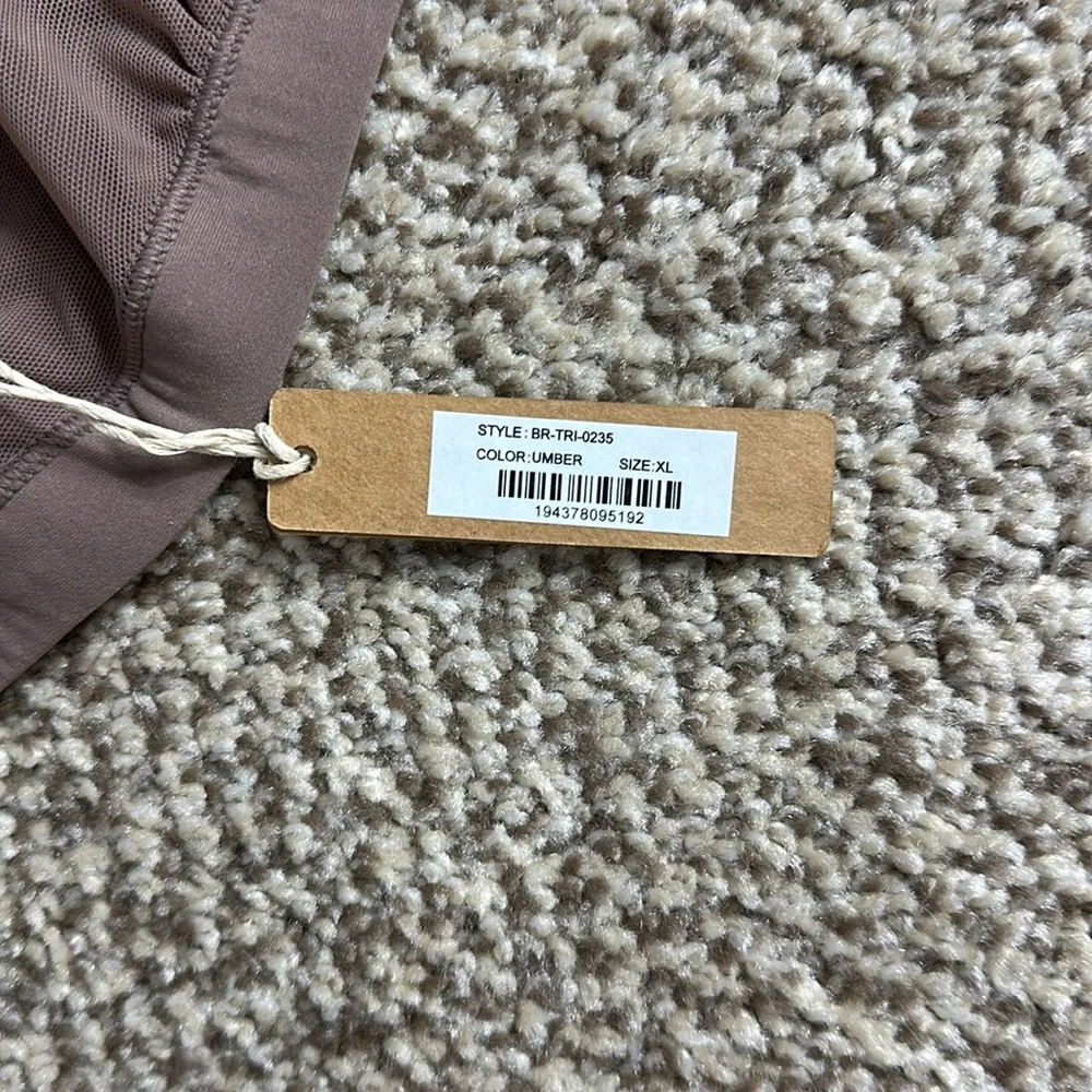 SKIMS Fits Everybody Triangle Bralette Umber NWT - Image 4