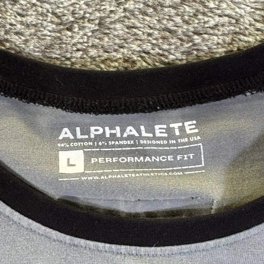 Alphalete Athletics Fitted Performance Tee 3/4 Sleeve Women's Large - Image 5