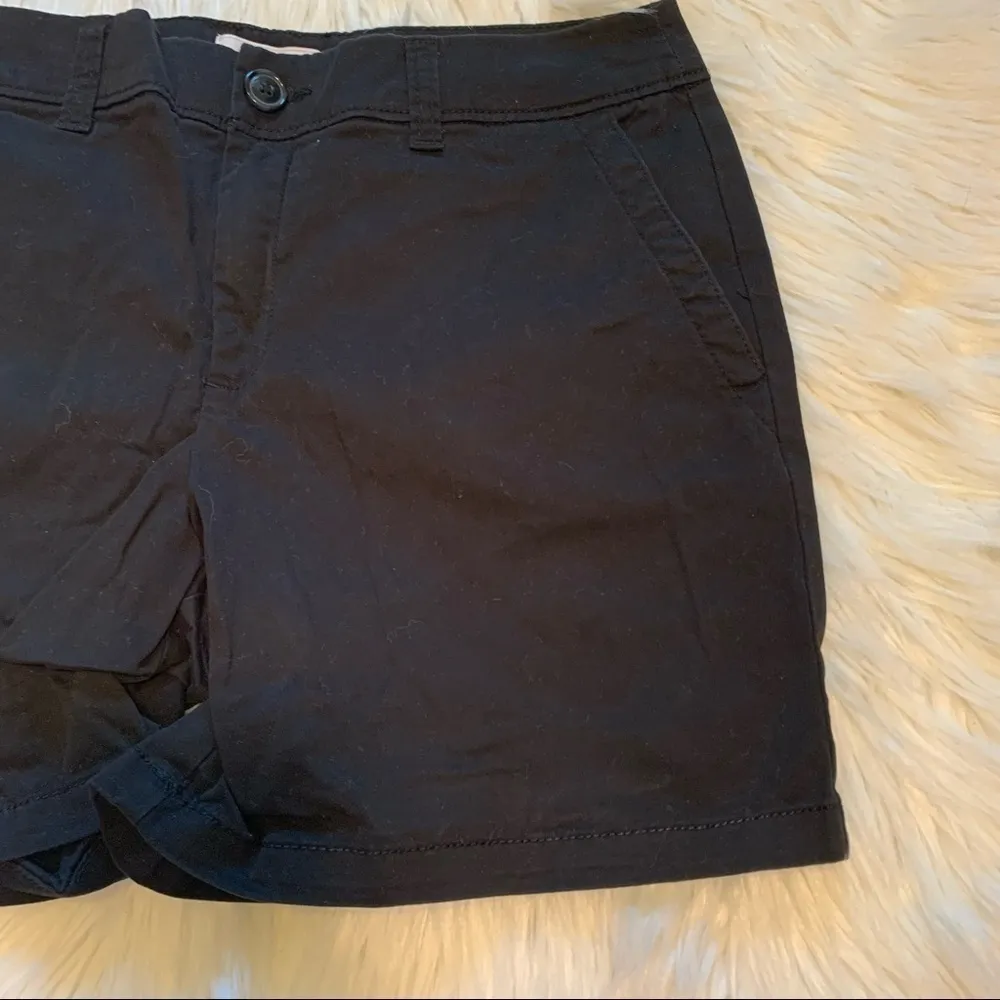 Liz Claiborne Chino Shorts Black Tall - Image 4