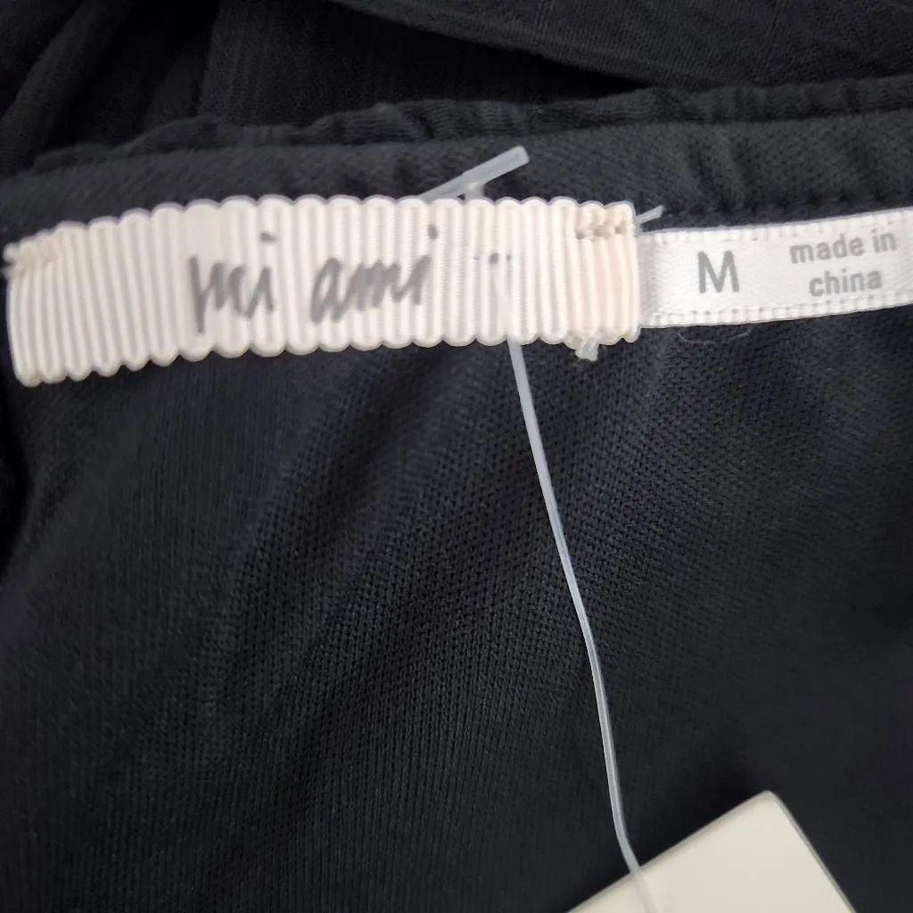 Francesca's Mi Ami Black Mini Dress with Ruffle Detail NWT Size Medium - Image 6