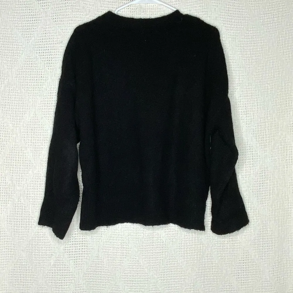 ZARA  Knit Sweater‎ Black - Image 5