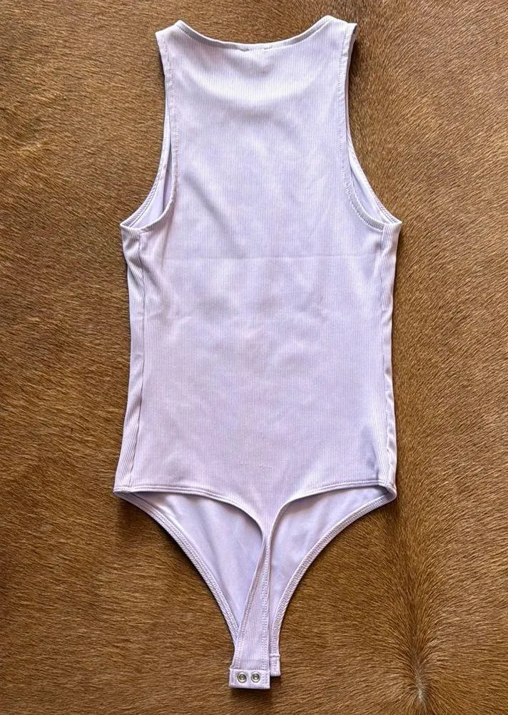 Lilac Sleeveless Bodysuit - Image 3