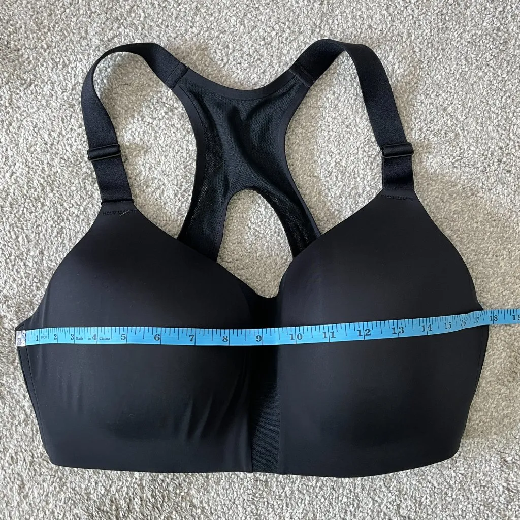 Nike 38DD Black High Support Racerback Rival Sports Bra - Image 7