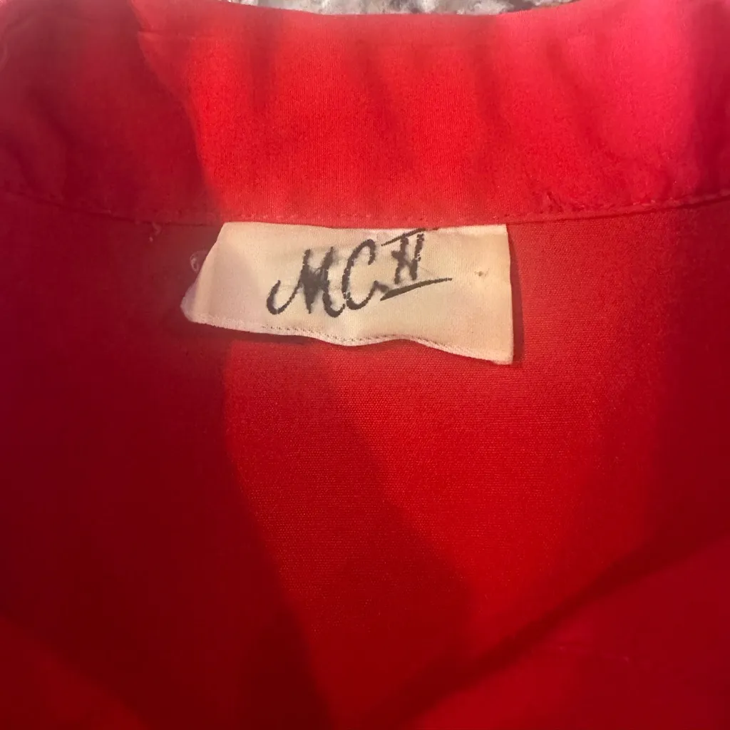 Vintage 1980’s Shirt Dress MC II SQUARED Hy - Image 10