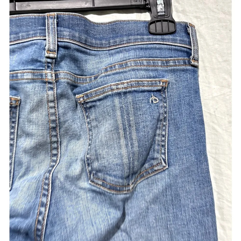 RAG & BONE Women's Skinny Fur Lined Jeans Color Carmine Sz 27 - Image 4