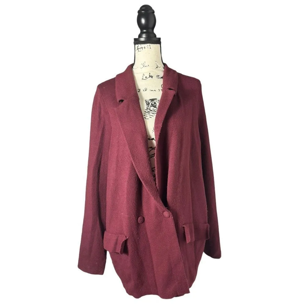 Ella Rafaella SZ XL Relaxed Long Sleeve Sweater Blazer - Image 3