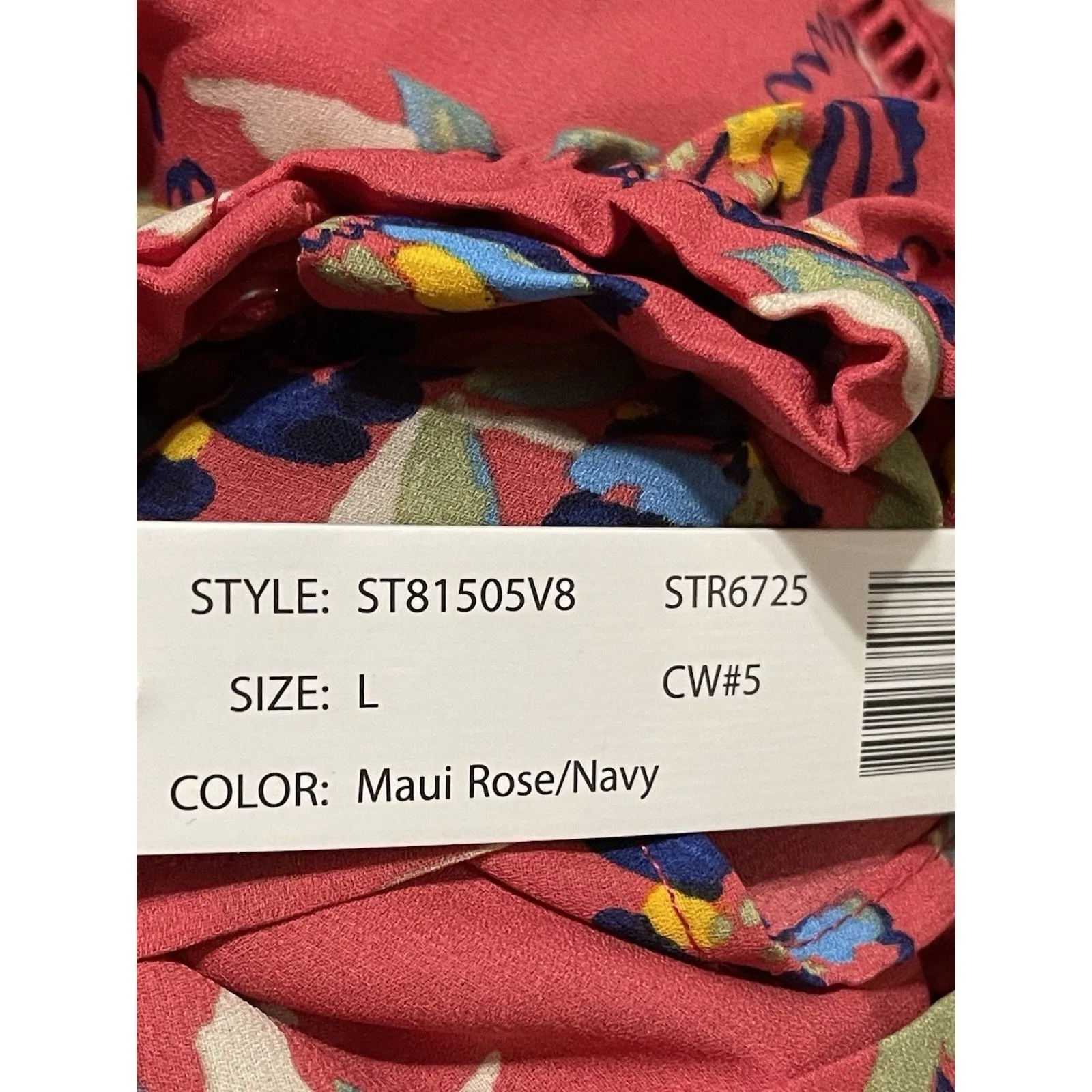 Zac Rachel Womens Blouse Sz Large Floral Boho Bohemian Feminine Romantic Flirty - Image 10