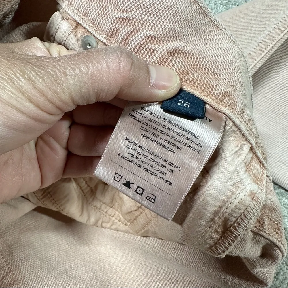 Citizen of Humanity Women’s Daphne Crop High Rise Straight Leg Jeans Rosewat 26 - Image 11