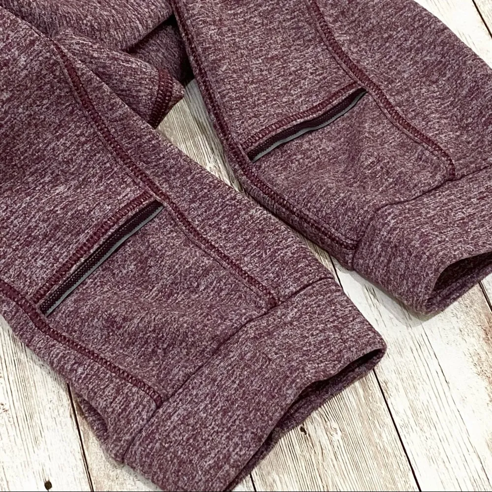 Lululemon Rare  Base Runner Pant III Bordeaux Pant Size 4 - Image 10