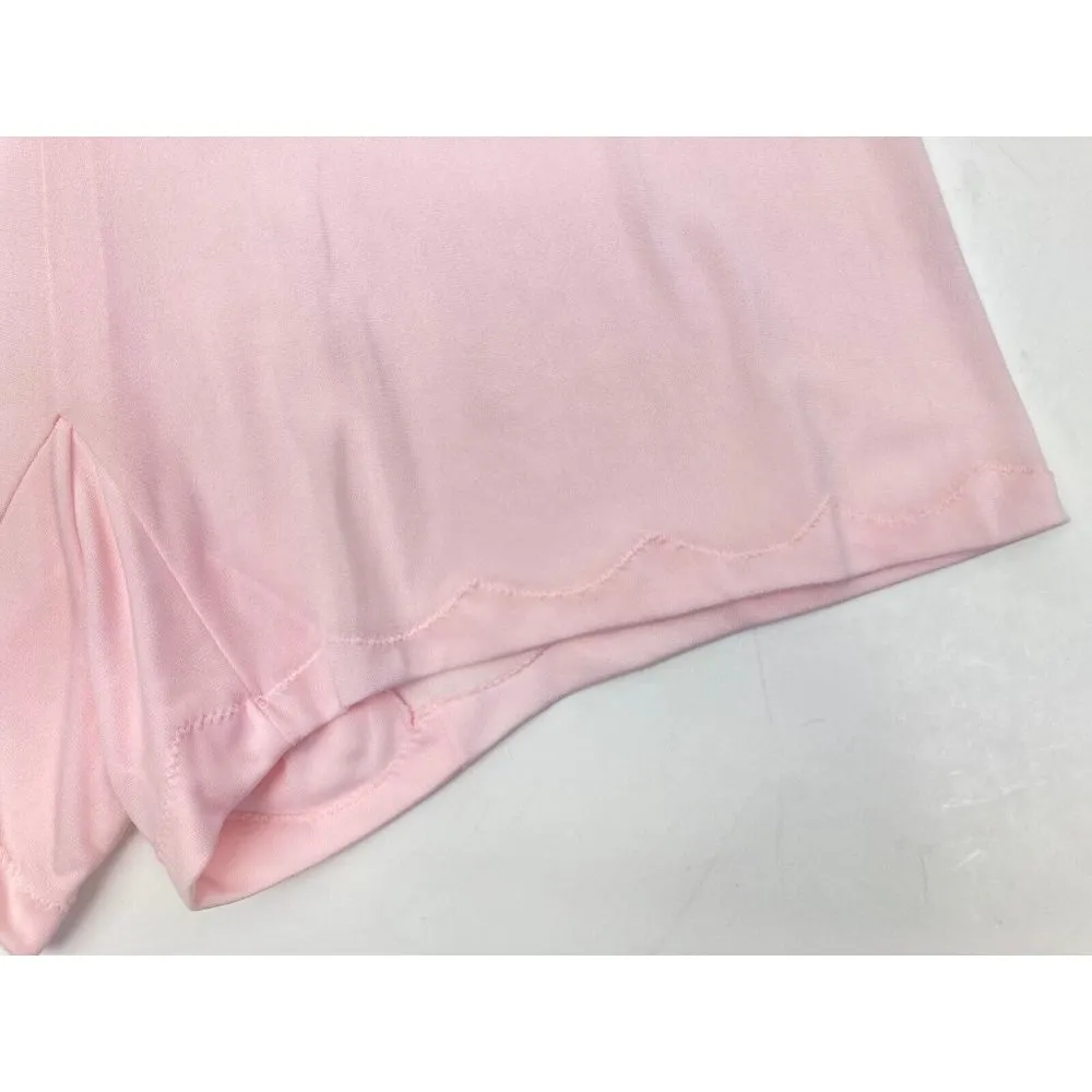 *Vintage 50's Vanity Fair Pink Nylon Cotton Tap Pants Size 5 Pillow Tab Gusset - Image 5